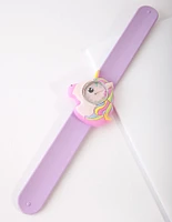 Kids Unicorn Slap Band Watch