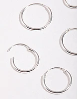 Sterling Silver Classic Hoop Pack