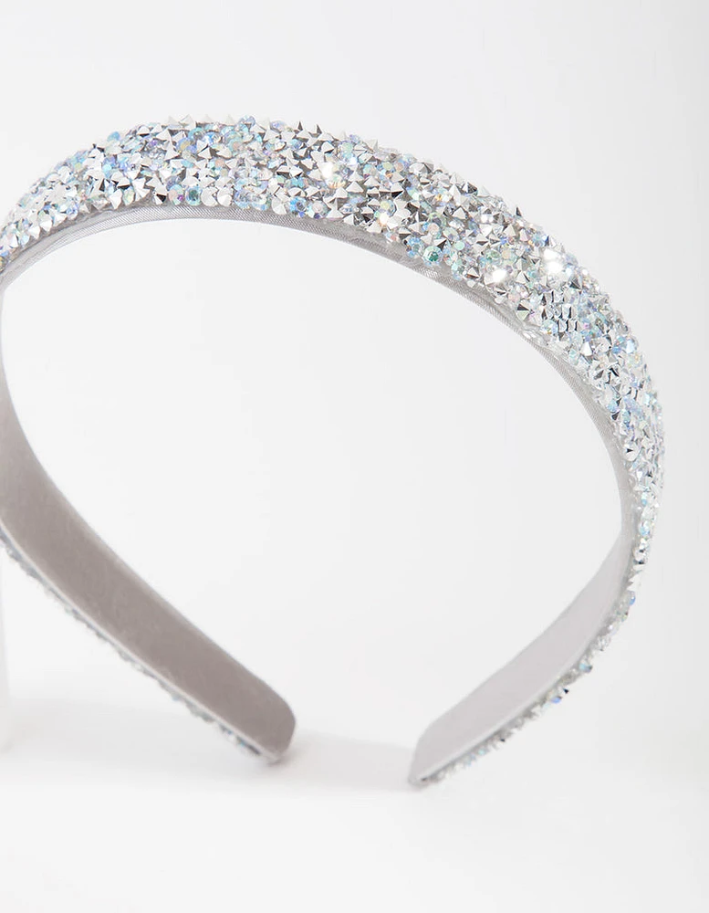 Kids Silver Sparkle Headband