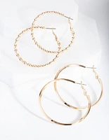 Gold Ultimate Hoop Earring Pack