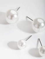 Pearl Stud Earring Pack