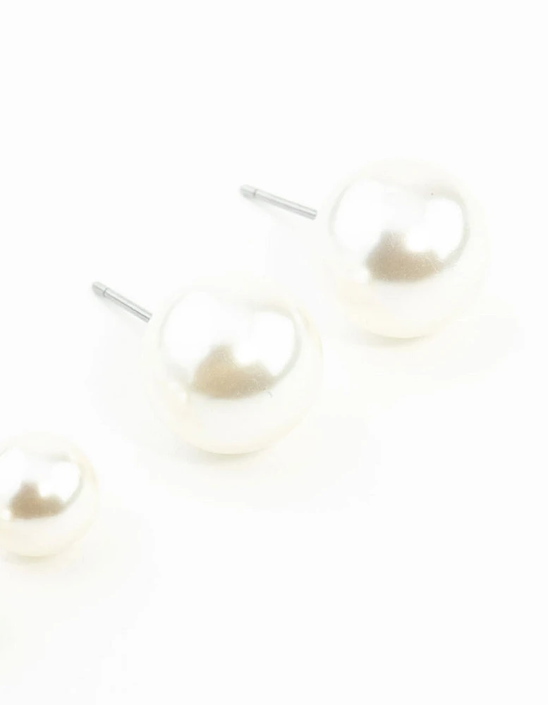 Pearl Stud Earring Pack