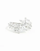 Cubic Zirconia Navette Wrap Ring