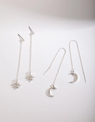 Silver Celestial Earring Pack