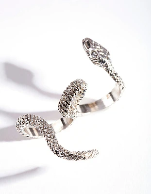 Silver Multi Finger Snake Ring