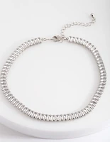 Cubic Zirconia Baguette Choker