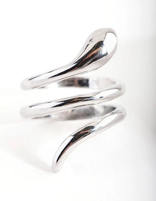 Silver Sleek Wrap Ring