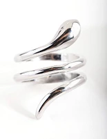 Silver Sleek Wrap Ring
