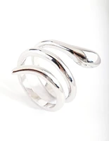 Silver Sleek Wrap Ring