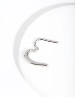 Surgical Steel Heart Clicker Earring