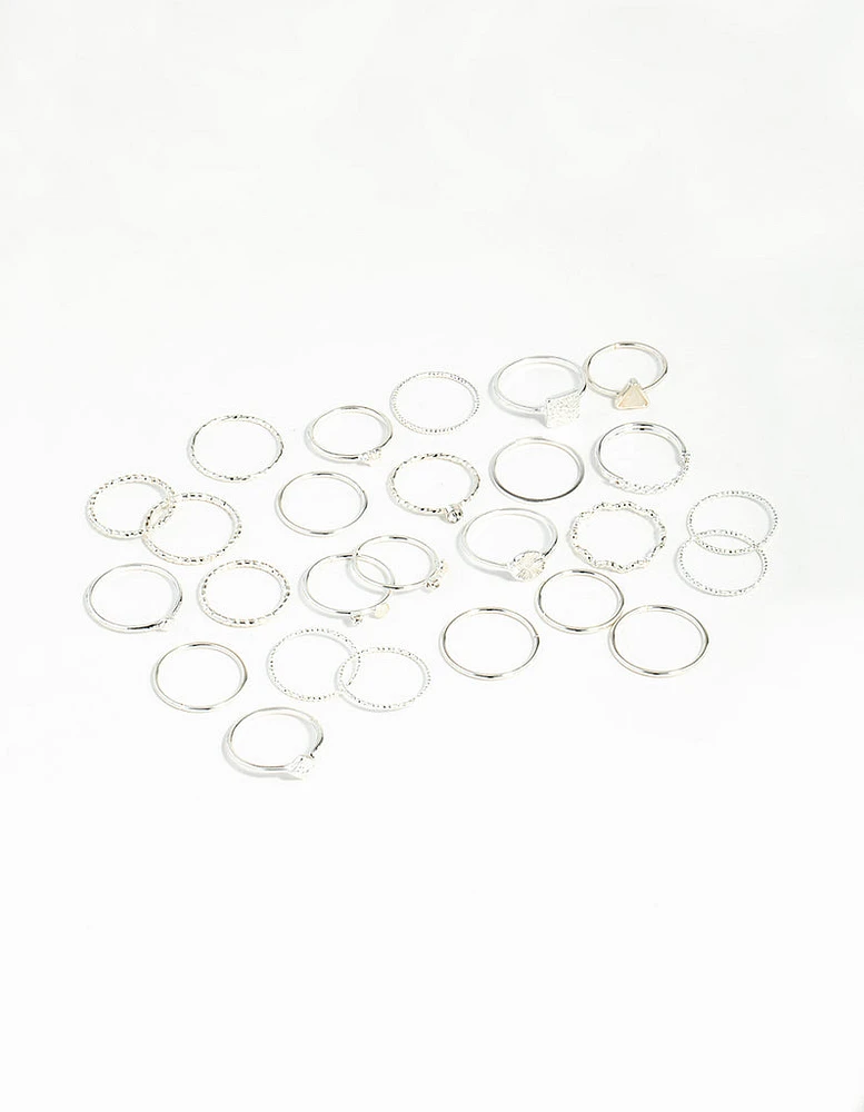 Silver Diacut Ring 26-Pack