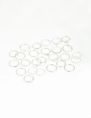 Silver Diacut Ring 26-Pack