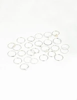 Silver Diacut Ring 26-Pack