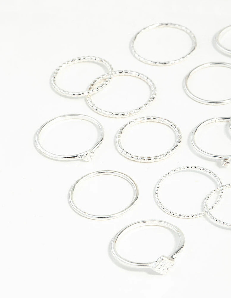 Silver Diacut Ring 26-Pack