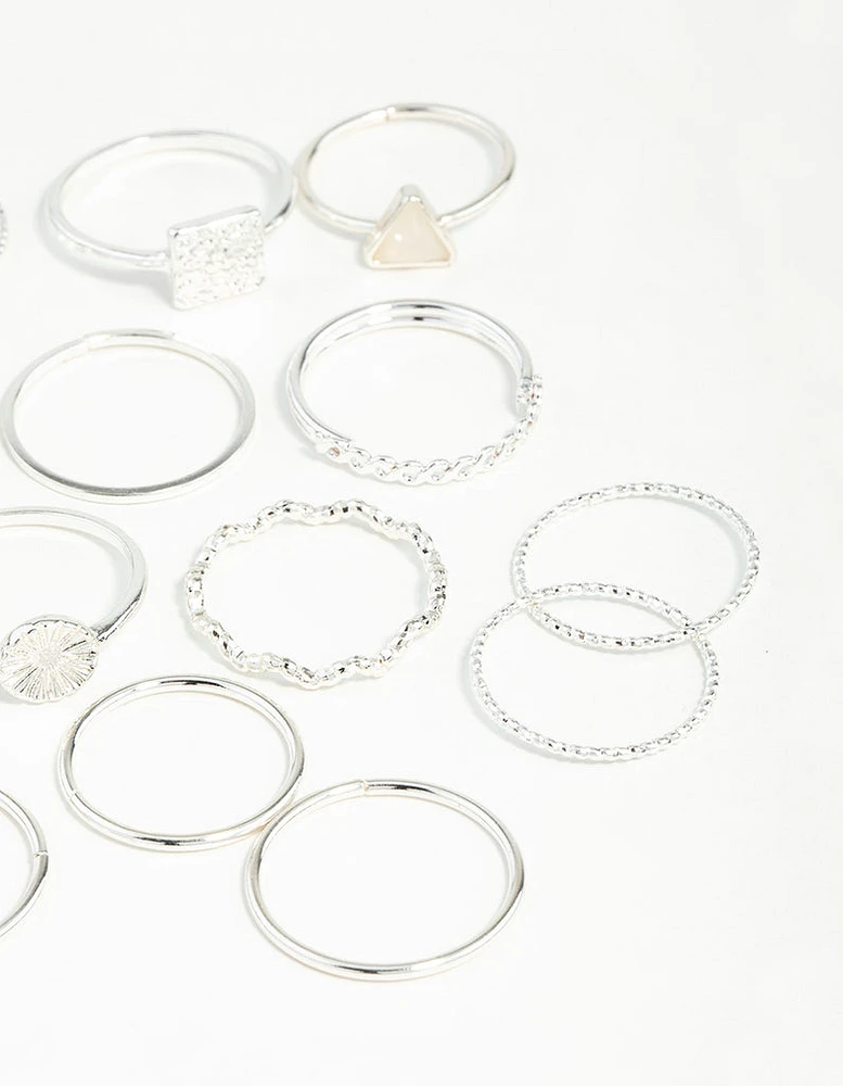 Silver Diacut Ring 26-Pack