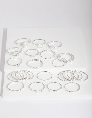 Silver Diacut Ring 26-Pack