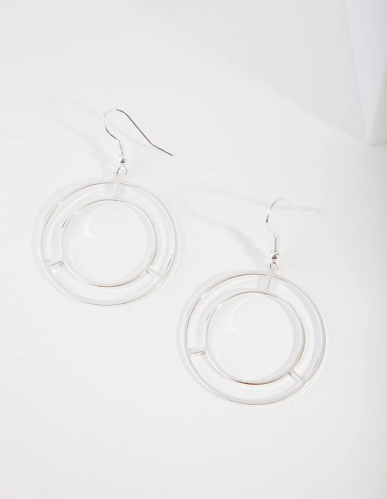 Silver Playschool Window Earrings