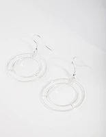 Silver Playschool Window Earrings