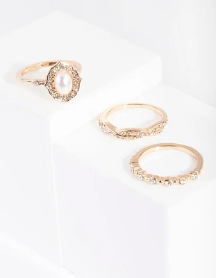 Gold Classic Engagement Ring Pack