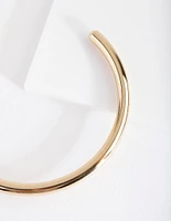 Gold Plated Open Cuff Bracelet