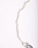 Sterling Silver Singapore Chain Bracelet