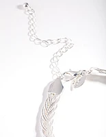 Silver Chain Rope Bracelet