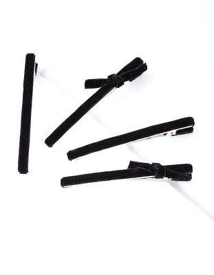 Thin Velvet Clip 4-Pack