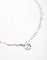 Silver Open Circle Diamante Bracelet Pack