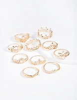 Gold Princess Opal Ring 10-Pack