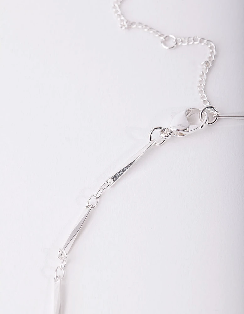 Silver Plated Long Necklace