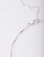 Silver Plated Long Necklace