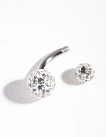 Surgical SteelDiamante Belly Bar