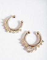 Gold Diamante Bohemian Septum Ring