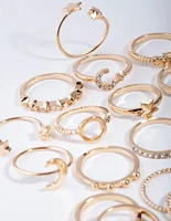 Gold Celestial Ring 24-Pack