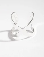 Silver Open Ear Cuff