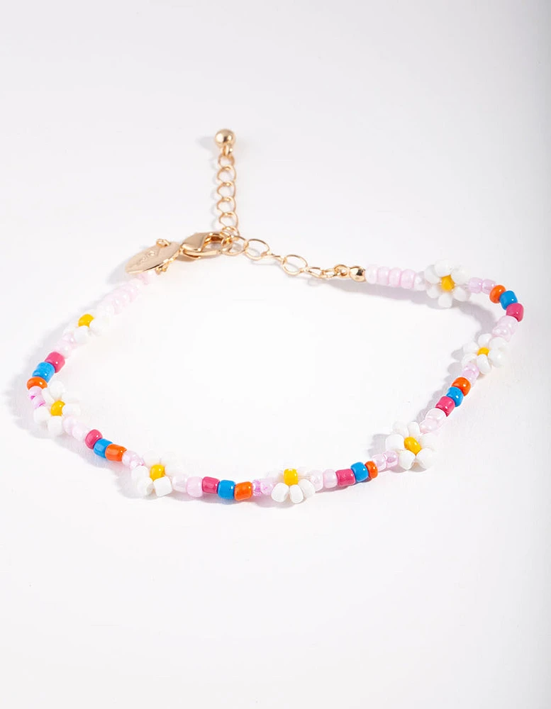 Kids Daisy Multi Anklet