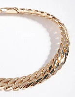 Gold Plated Thick Chain Bracelet