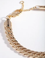 Gold Plated Thick Chain Bracelet