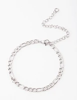 Stainless Steel Figaro Bracelet