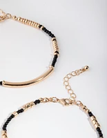 Gold Two Tone Ring & Bracelet Pack