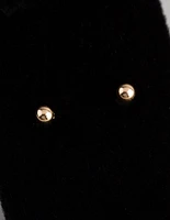 9ct Gold 3mm Polished Ball Stud Earrings