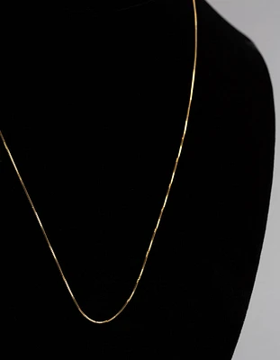 9ct Gold Venetian Box Chain Necklace