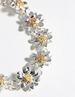 Silver Daisy Chain Bracelet