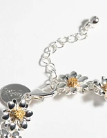 Silver Daisy Chain Bracelet