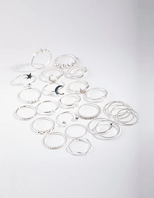 Silver Celestial Ring 24-Pack