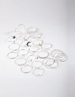 Silver Celestial Ring 24-Pack