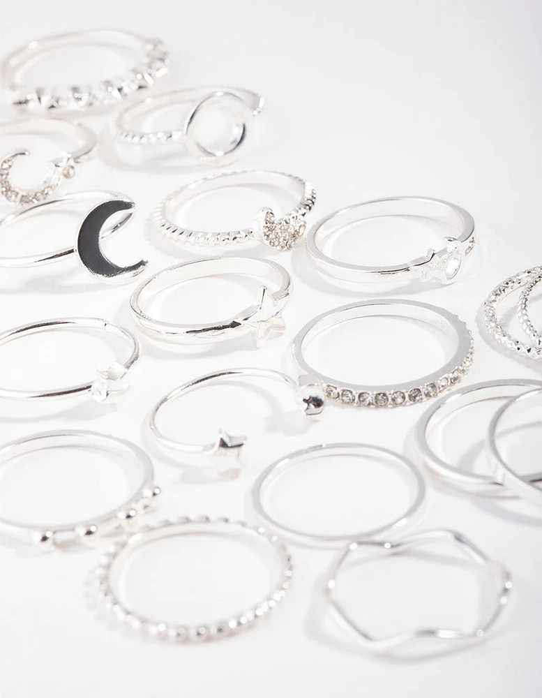 Silver Celestial Ring 24-Pack