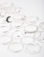 Silver Celestial Ring 24-Pack