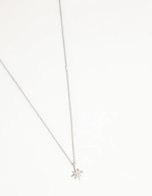 Sterling Silver Starburst Necklace