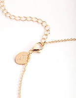 Gold Chip Necklace